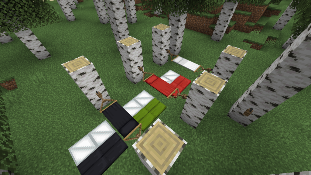 Minecraft Comforts modunda uyku tulumu kullanan oyuncu - taşınabilir yatak modu